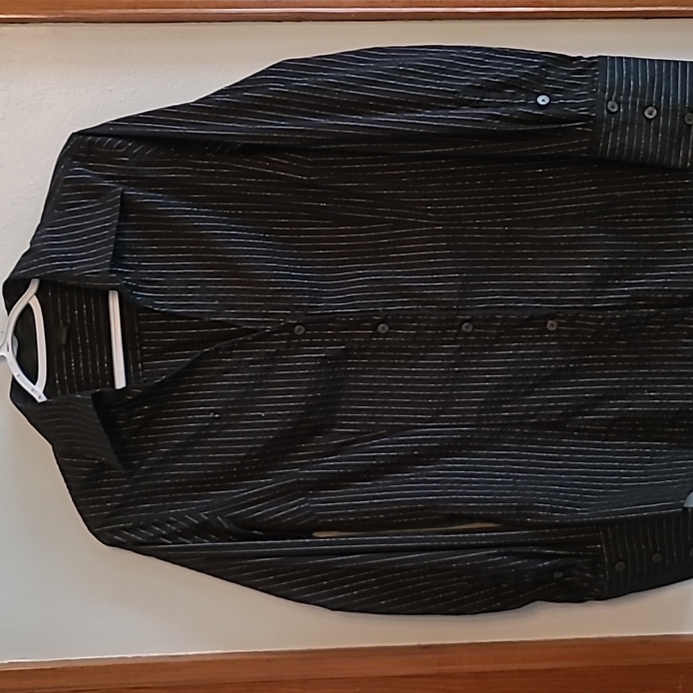 Express Black Button Down Shirt Size Large